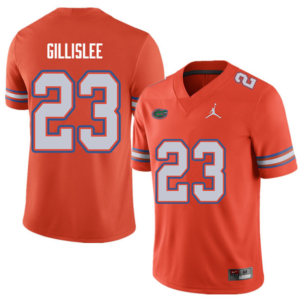 Jordan Brand Men #23 Mike Gillislee Florida Gators College Football Jerseys Sale-Orange